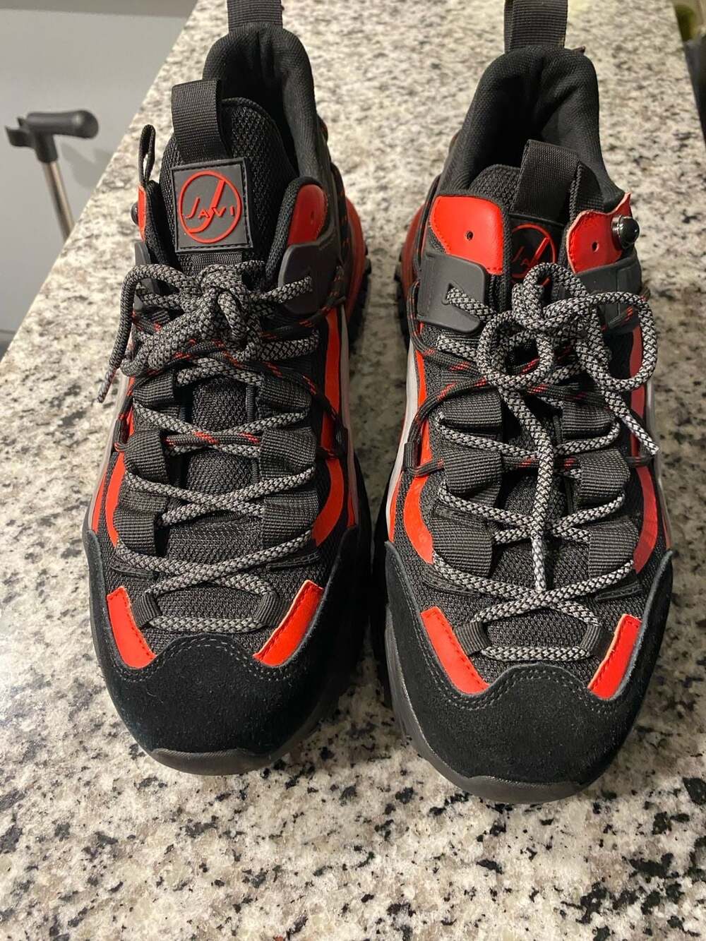 Javi Dominance Sneakers Black Red Size 13